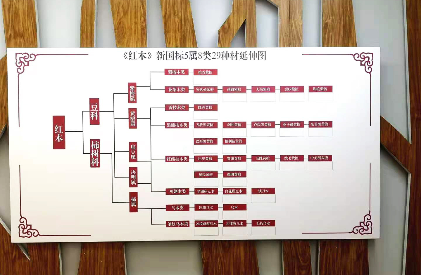 红木入门知识凭祥红木网红木新国标5属8大类29种材延伸图